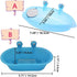 2 PCS Bird Bathtub with Mirror Toy, Durable Plastic Shower Tub Cleaning Tool for Small Parakeet Cockatiel.