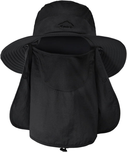 Sun Hats for Men and Women, Fishing Hat UPF 50+, Breathable Wide Brim Summer UV Protection