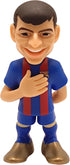 5-Pack (7cm) MINIX COLLECTIBLE FIGURINES of FC Barcelona Stars Araujo, TER Stegen, GAVI, Pedri & Lewandowski Official