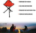 OVINEG Stool,16.56" Folding Camping Folding Chairs,Tripod Seat,Outdoor Travel Tall Chair for Camp Walk Hunt Hik Fish