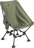iClimb Two-Heights Light Compact Comfortable Camping Folding Beach Chair with Anti-Sinking Large