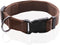 SALO Nylon Dog Collar, Adjustable Collars for Medium Large Dogs, 1 Inch Wide (1" x 16-23", Brown)
