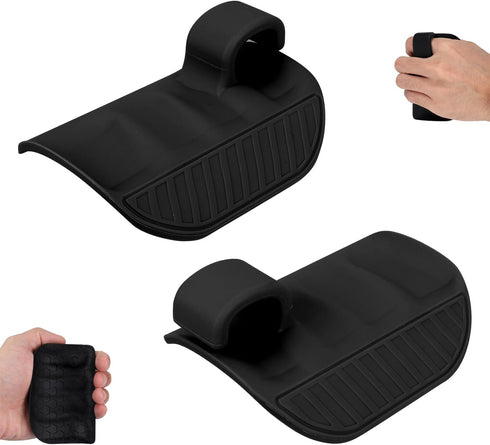 Gosknor 2pcs Anti-Slip Gym Grips, Silicone Weight Lifting Hand Protectors for Training Deadlift