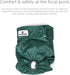 Premium Washable Dog Diapers & Extenders, (3 Pack) of Extra Small Female Dog Diapers, Color: Samba