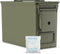 50 Cal Ammo Can M2A1 - Steel Waterproof Ammo Box for Storage, Military Spec Certified Utility Dry Box