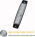 PSEQT LED Boat Interior Lights | Marine Courtesy Light Strip for Fishing, Pontoon, Kayak, Yacht (White 10Pcs)