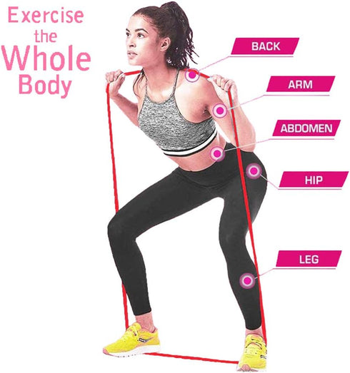 Pull-Up Bands Resistance Bands - Long Workout Bands for Women, Exercise Bands for Gym & Home