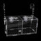 Acrylic Fish Breeding Box for Aquarium - Transparent Hatchery Divider with Suction Cups for Fishes, Shrimp, Guppy (7.2"