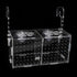 Acrylic Fish Breeding Box for Aquarium - Transparent Hatchery Divider with Suction Cups for Fishes, Shrimp, Guppy (7.2"