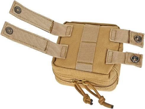 Tactical EDC Pouch - Micro Molle Utility Pouch for Mini Knife, Compass, Flashlight, Card Storage, Outdoor Gear