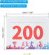 PATIKIL Tearproof Running Bib Numbers, Medals Waterproof Race Competitor Numbers with Safety Pin for Marathon Sports