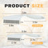 2 Pack Multifunctional Pet Comb, Upgrade Pet Grooming Brush Fine Magic Tear Stain Removal, Fine-Tooth Stainless Massage
