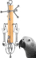 KATUMO Bird Toys, Parrot Pull Spoons, Spinning Toys for Small to Large