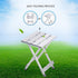 135 120kg Drfeify Portable Stainless Steel Folding Camping Chair, Heavy Duty Angle Adjustable Chair for Hiking Fishing