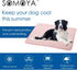 Dog Self Cooling Mat - Washable Summer Blanket for Large Dogs and Cats, Ice Silk Sleep Pad, Pink
