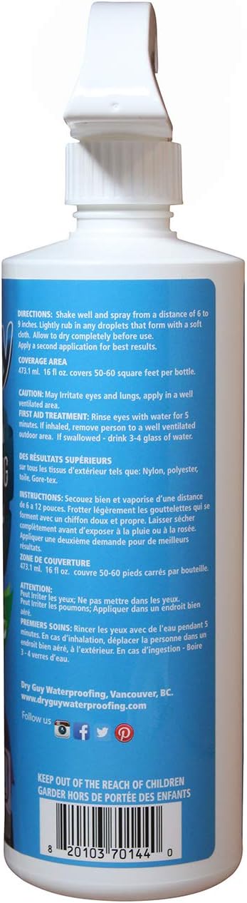 Tent Fabrics & Outdoor Gear Waterproofing Spray