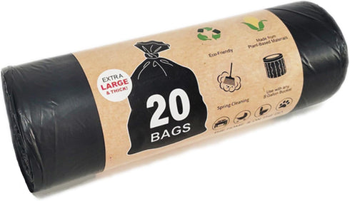 iKakocus Biodegradable Camping Toilet Waste Bags & Trash Bags, 8 Gallon Compostable Porta