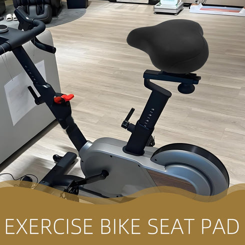 1pc Yardwe Exercise Bike Seat Cushion Breathable Padded Cover for Men Women Compatible Stationary Bikes Easy