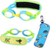 Kids Swim Goggles Age 2-6 - Toddler Goggles No Hair Pull, Child Goggles with Padded Headband