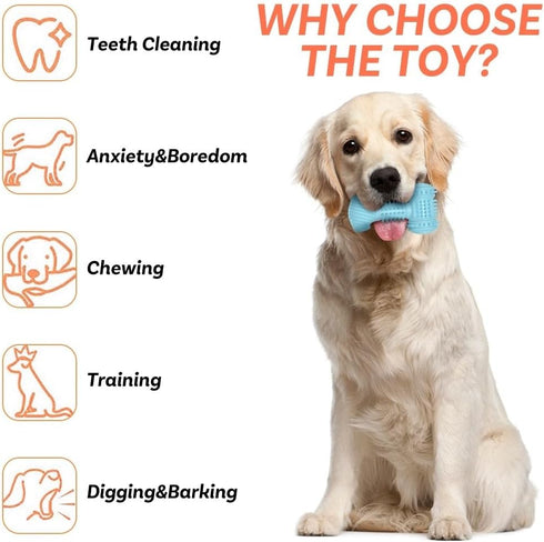 Hammer MiOYOOW Dog Chew Toys, Shaped Dog Toys Puppy Dog Teething Toys for Small Dogs Teeth Dental Oral Care