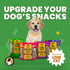 Hubert Pet Triple Flavored Rawhide Kabobs - Chicken, Duck & Pork Hide Chews - 2 lbs - for All Dog Sizes