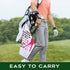 I'd Grow Up to Be A Super Sexy Golfing Lady Printed Golf Towel, Funny Polyester Cotton Blend Golf Accessories