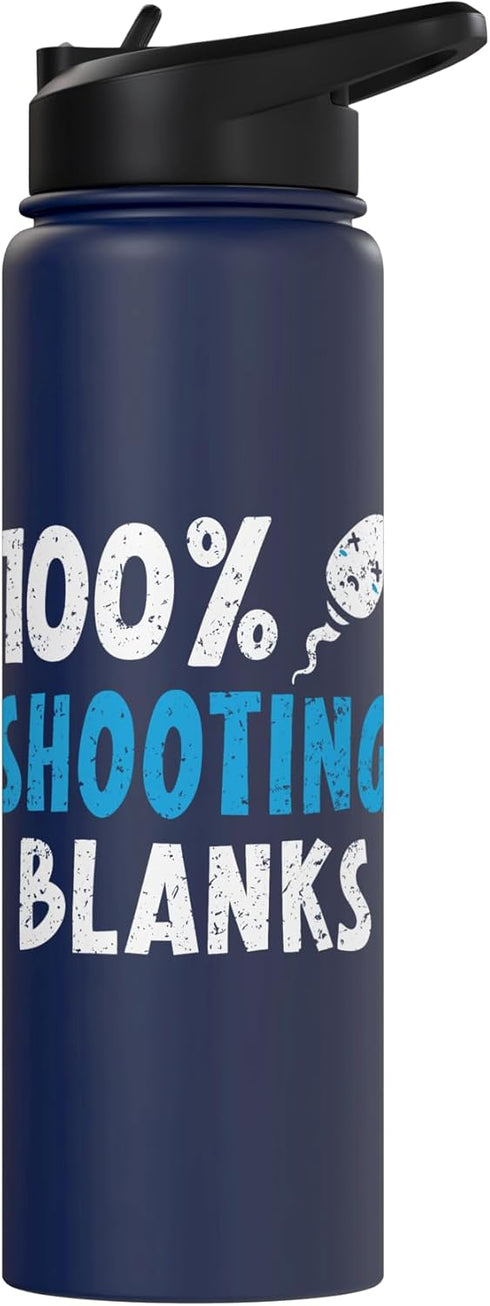 Vasectomy Birth Control SteMi Apparel 100% Shooting Blanks Vaectomy Survivor Birth Control Stainless Steel Insulated