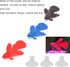 Tnfeeon 3 Pieces Lifelike Aquarium Fish Ornament - Environmentally Friendly Silicone Colorful Gold Fish