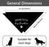 Yishuliwu Pack 2 Promoted to Big Brother Sister White Pet Dog Bandanas Triangle Scarf Bandanas Bibs Birthday Party