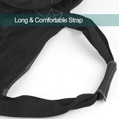 XXL Mesh Dive Bag for Scuba or Snorkeling, Extra Large Beach Tote with Zipper Pockets, Ideal for Pool Trip