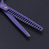 Professional Dog Grooming Scissor Kit - Purple Dragon 7.0 inch Hair Cutting, Curved & Chunker Shears with Bag
