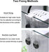 Aquarium Filter for Turtle Tanks, Reptiles, Amphibians, and Fish, Waterfall Flow Clean Pump (White Filter)