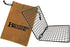 Portable Bushcraft Stainless BBQ Cooking Grill Grate, Bamboo Cutting Board, Burlap Bag, Mini Knife, Fire Starter Kits. Camping, Campfires, Backpacking, Hunting & Fishing Gear by Branded Boards