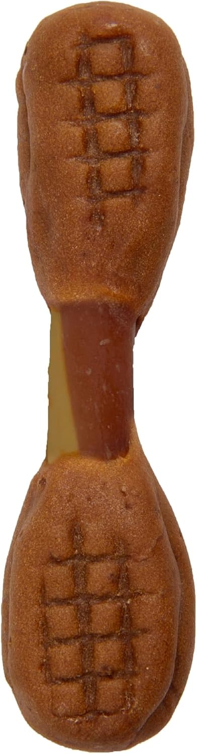 SmartBones Triple Flavor Dumbbells, 10 Count, Rawhide-Free Chews for Dogs, Made with Real Chicken, Beef, Pork