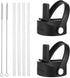 IRON °FLASK Carabiner Straw Lid for Wide Mouth Hydro Insulated Sports Bottles, BPA Free