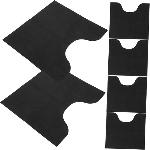 6pcs U-Shaped Toilet Training Pad Washable Potty Training Mats Funny Bathroom Rug