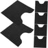 6pcs U-Shaped Toilet Training Pad Washable Potty Training Mats Funny Bathroom Rug