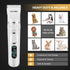 Professional Heavy Duty Dog Grooming Clippers, 3-Speed Low Noise Rechargeable Cordless Tools for Thick Coats