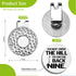Funny Golf Ball Markers with Hat Clip - Men Golf Accessories, Birthday Retirement Gifts for Dad, Husband, Grandpa