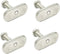 M5x20 Rail Track Screws and Nuts, Stainless Steel Hardware Replacement Kit Accessories for Kayak Canoes Boats Rails, 4