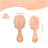 Cloud-Shaped Soft Bristle Small Dog Brush - Hollow Back Design for Easy Grooming - Ideal for Yorkie, Shih Tzu, Maltese