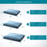 Bedsure Waterproof Dog Beds for Medium Dogs, 4 inch Thick Bed with Removable Washable Cover, Pet Bed Mat Pillows, Navy