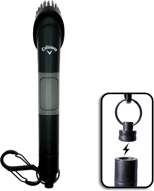 H2GO Callaway Golf Water Scrub Magnetic Club Brush - Quick-Release Magnetic Spray Club Brush for Your Golf Clubs