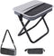 QTYSFE Portable Stool, Pocket Chair Fishing Stool, Large Size Adjustable Shoulder Strap Folding