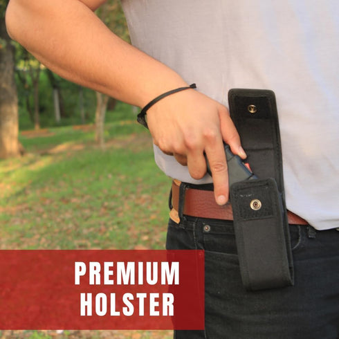Odds Shifter - Stun Gun for Self Defense and Camping Essentials with Emergency Whistle