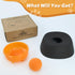 3/4 Yipetor Slow Feeder Dog Bowls for Liquid Treat, Entertained Ball-in Bone Broth Dog Lick Bowl, Cup Yogurt Pup Lick