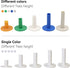 Golf Rubber Tees for Practice Training, Driving, Putting, Chipping Range Mixed Size, Excellent for Indoor Outdoor Use