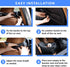 25 lbs, Oiilores Dog Car Seat for Small Dogs, Washable Pet Booster Seats with Clip-On Safety Leash, Comfy Deluxe Plush