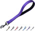 Advanced 12 Inches Nylon Short Dog Leash, Heavy Duty Clasp, Comfortable Soft Padded Handle for Dogs