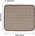 Washable Ice Silk Dog Cooling Mat, Self Cooling Pad Blanket for Dogs, Indoor & Outdoor Car Seats